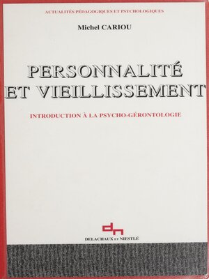 cover image of Personnalité et Vieillissement